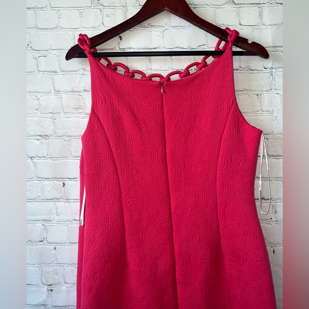 Chetta Bee Sunhee dark pink sleeveless dress size 8 - Picture 10 of 12